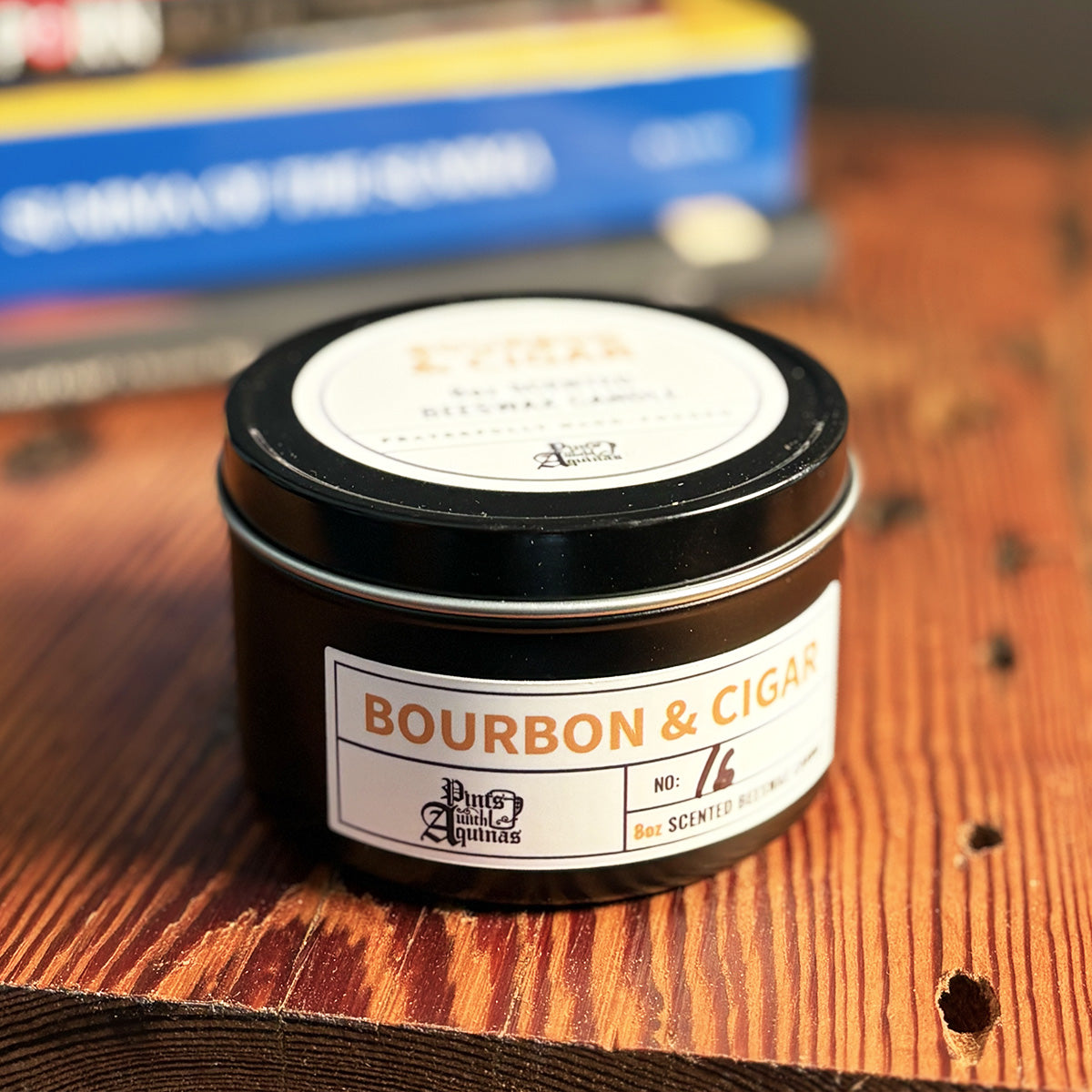 Bourbon & Cigar Beeswax Candle