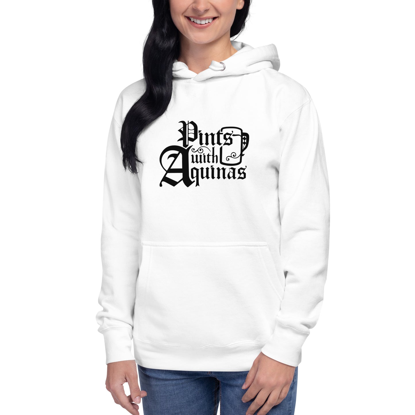 Classic Logo Hoodie (White)