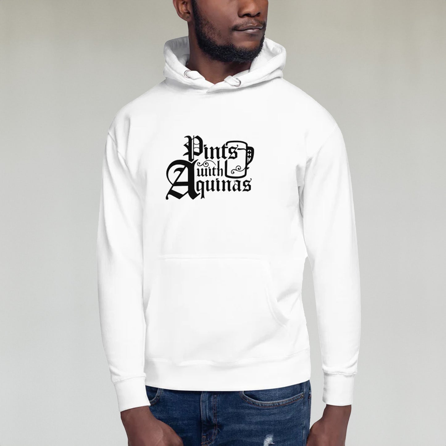 Classic Logo Hoodie (White)