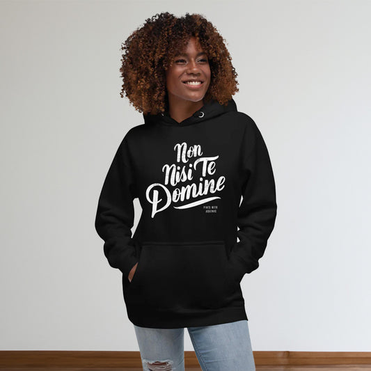 Non Nisi Te Domine Hoodie (Black)